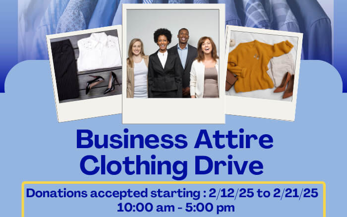 Business Attire Clothing Drive