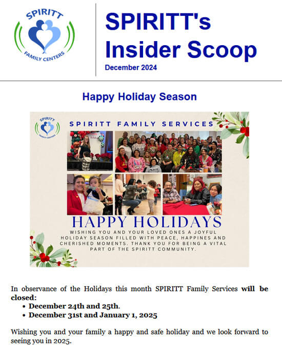 December 2024 Insider Scoop Newsletter